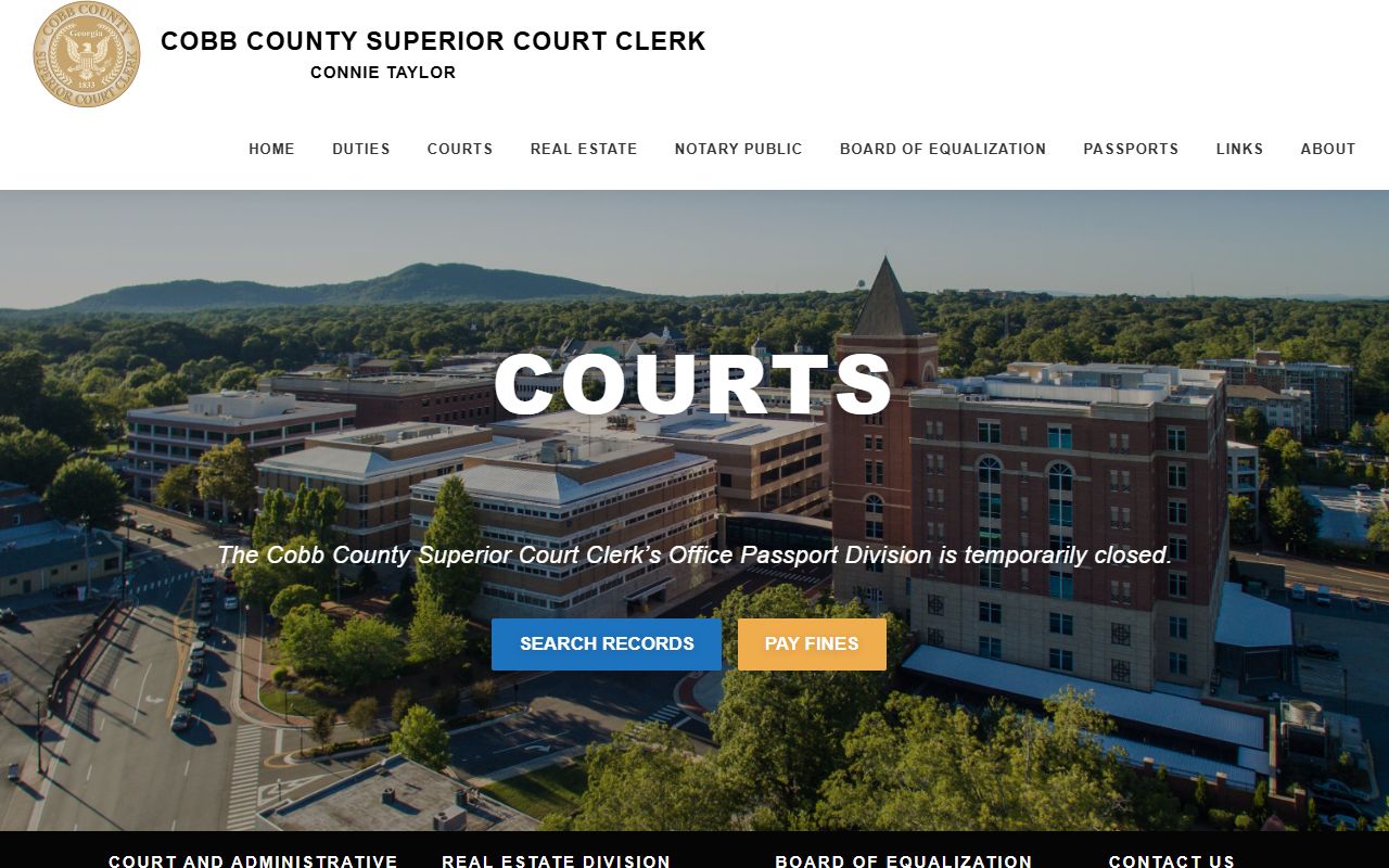 Cobb County Cobb County court clerk criminal records