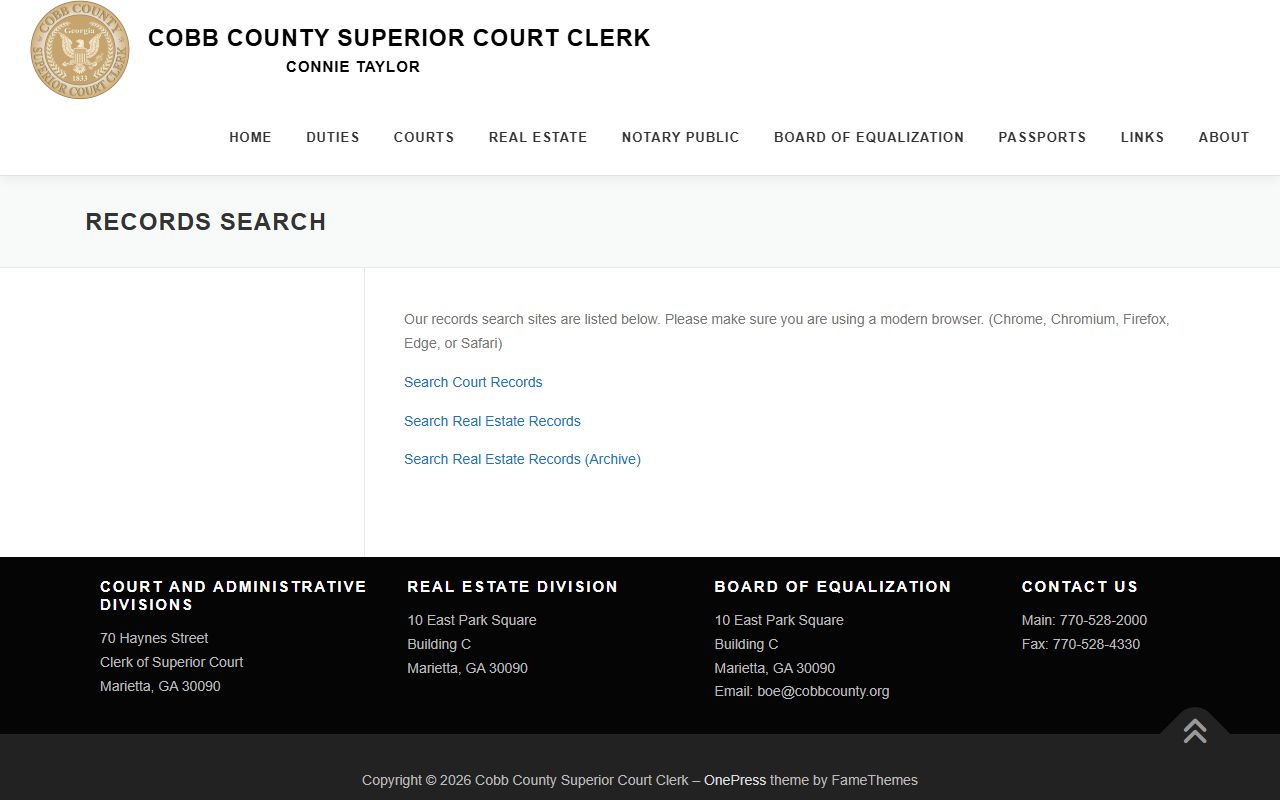 Cobb County Cobb County records search criminal records